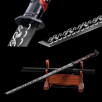 The Debirusura Handmade Ninjato Manganese Steel-Romance of Men